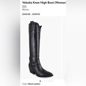 Valeska knee hight boots Italian leather